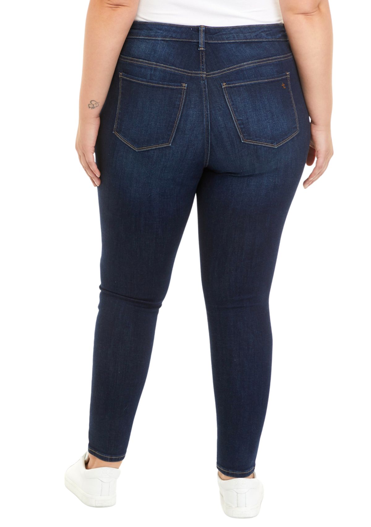 Plus Size High Rise Skinny Jeans								