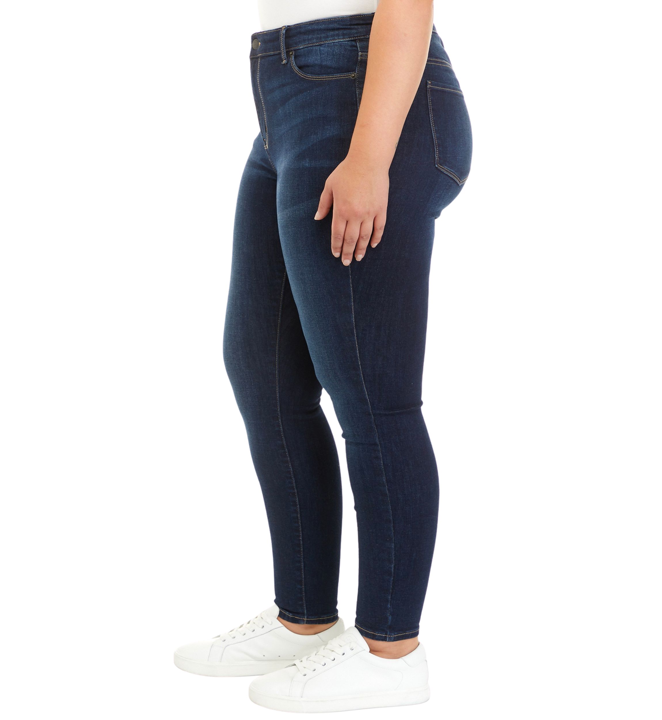 Plus Size High Rise Skinny Jeans								