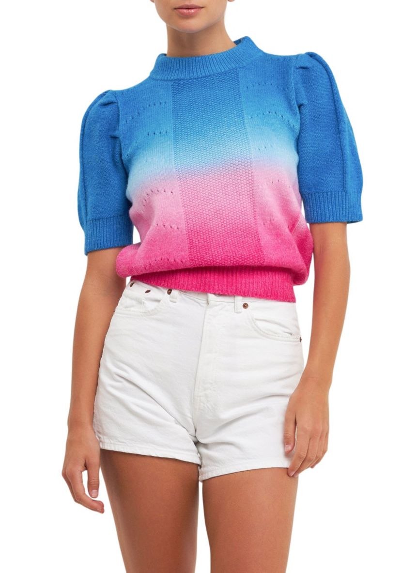 Ombre Sweater Top