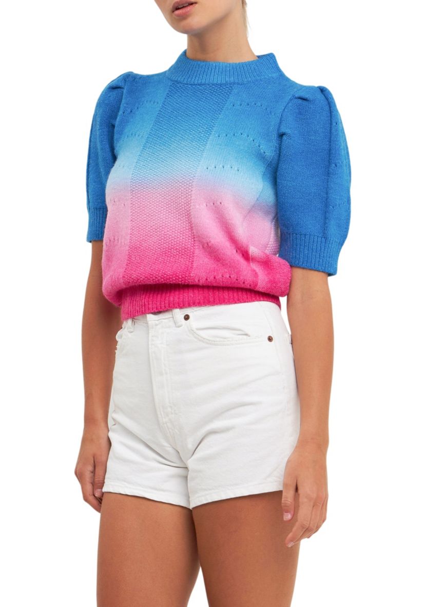 Ombre Sweater Top