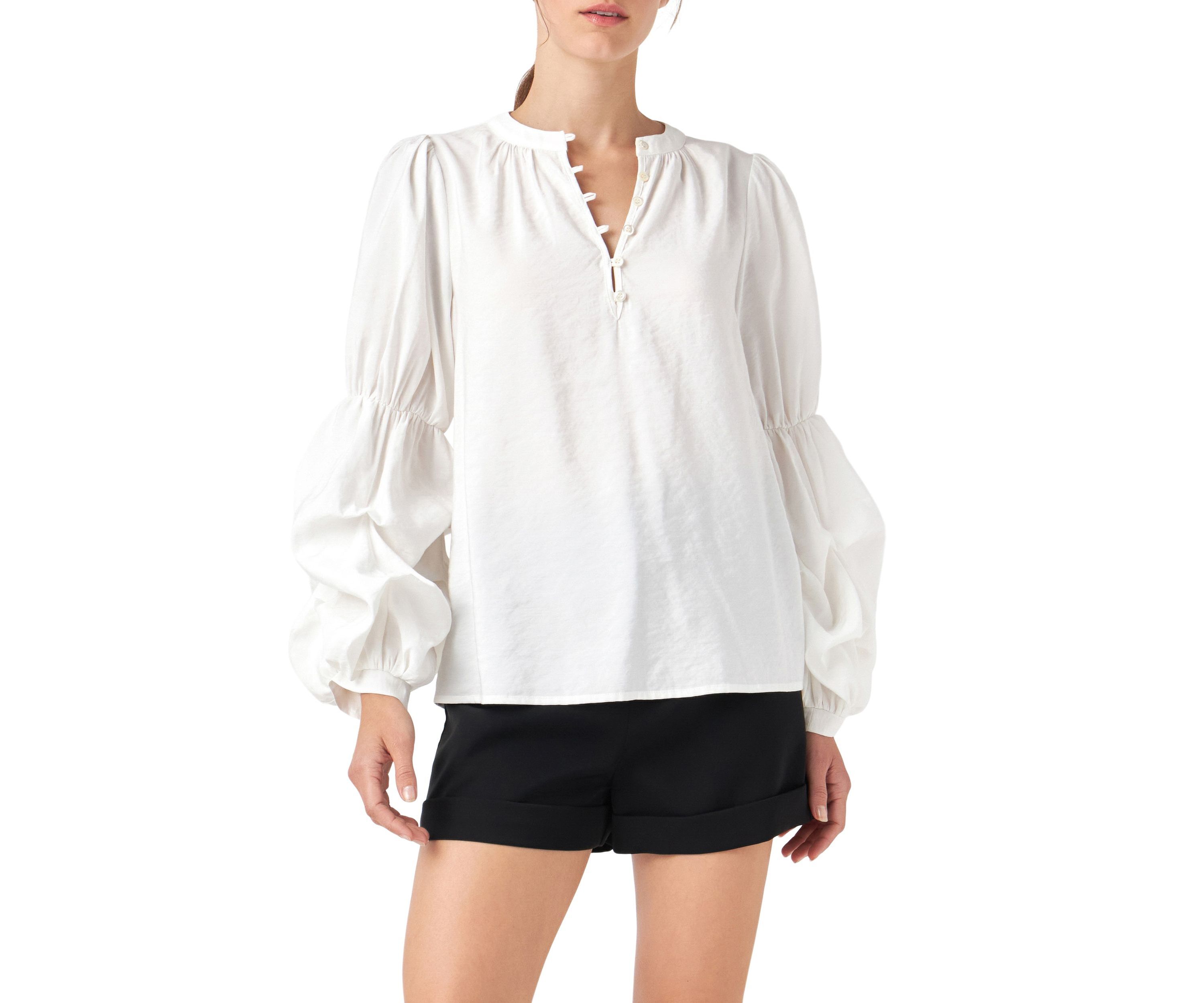 Blouson Sleeve Blouse
