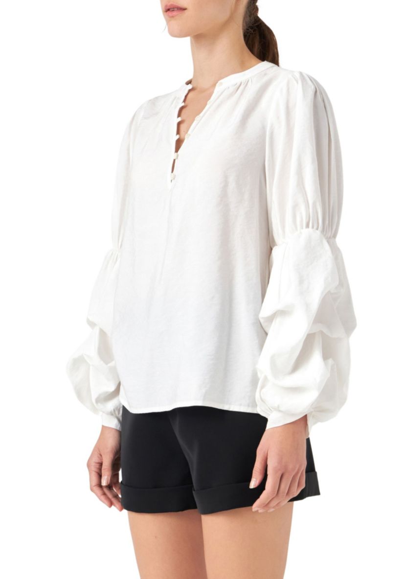 Blouson Sleeve Blouse