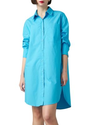 ENGLISH FACTORY Women's Classic Collared Dress Shirt, Medium