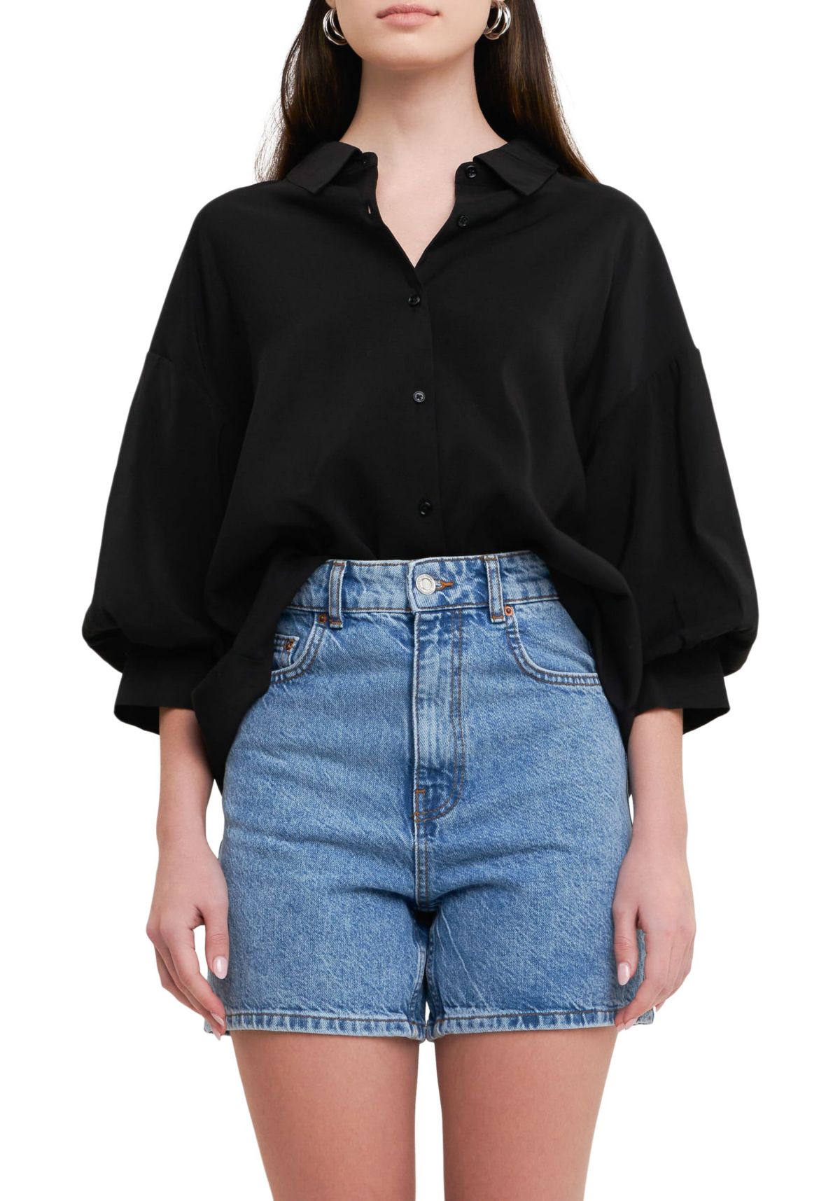 Balloon Sleeve Shirt