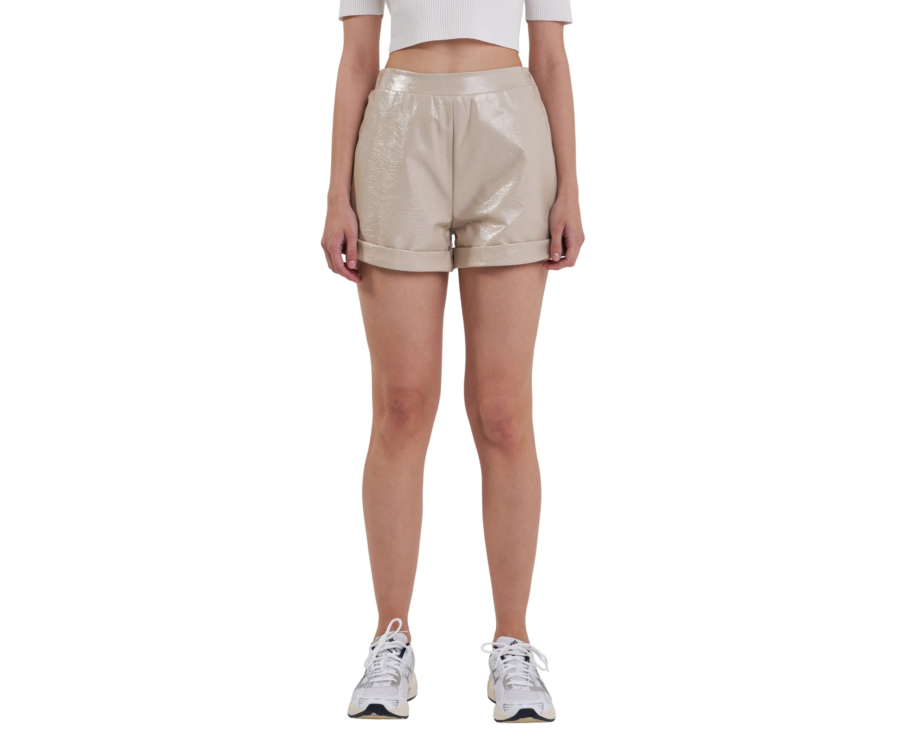 Shiny Pu Shorts