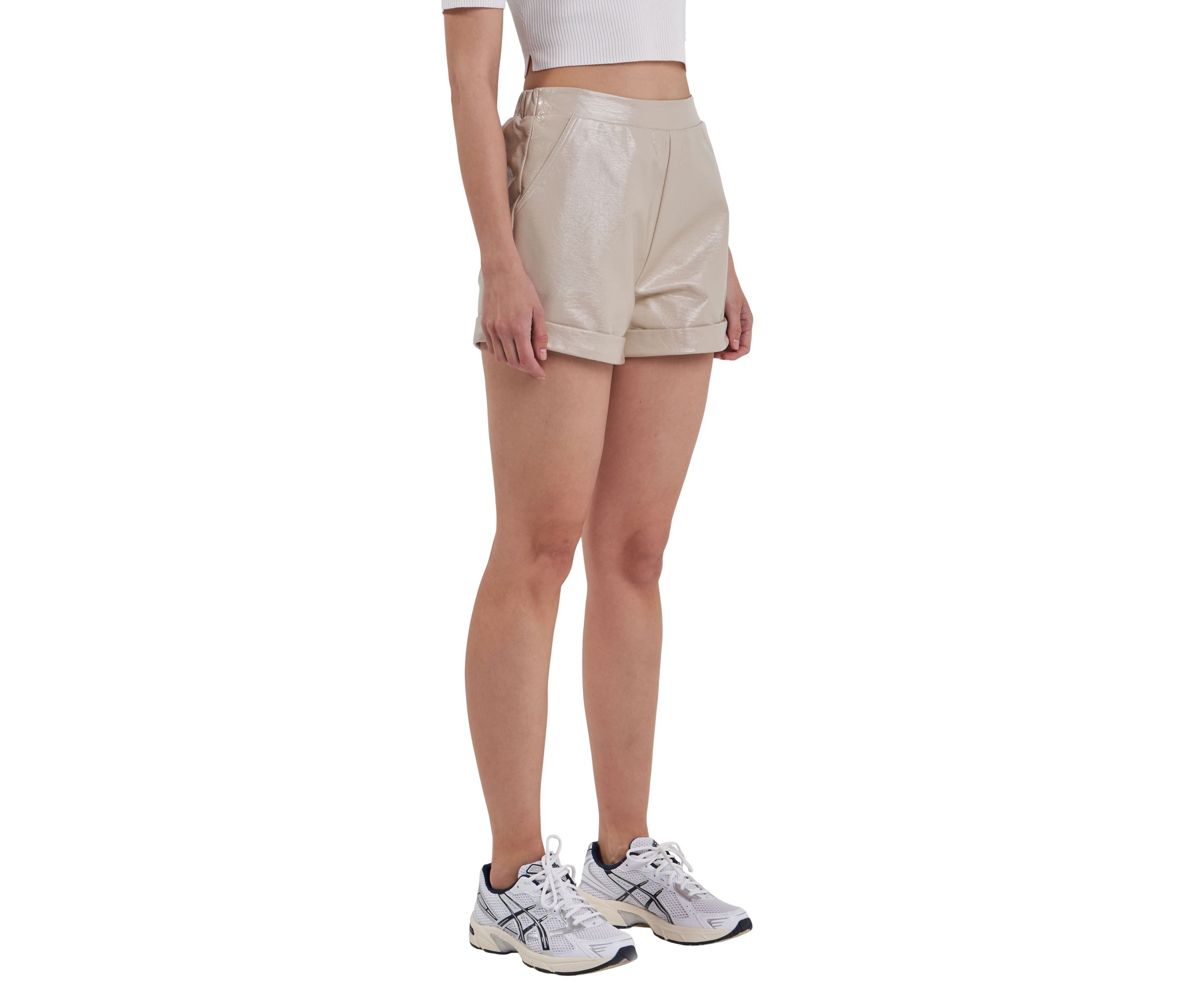 Shiny Pu Shorts