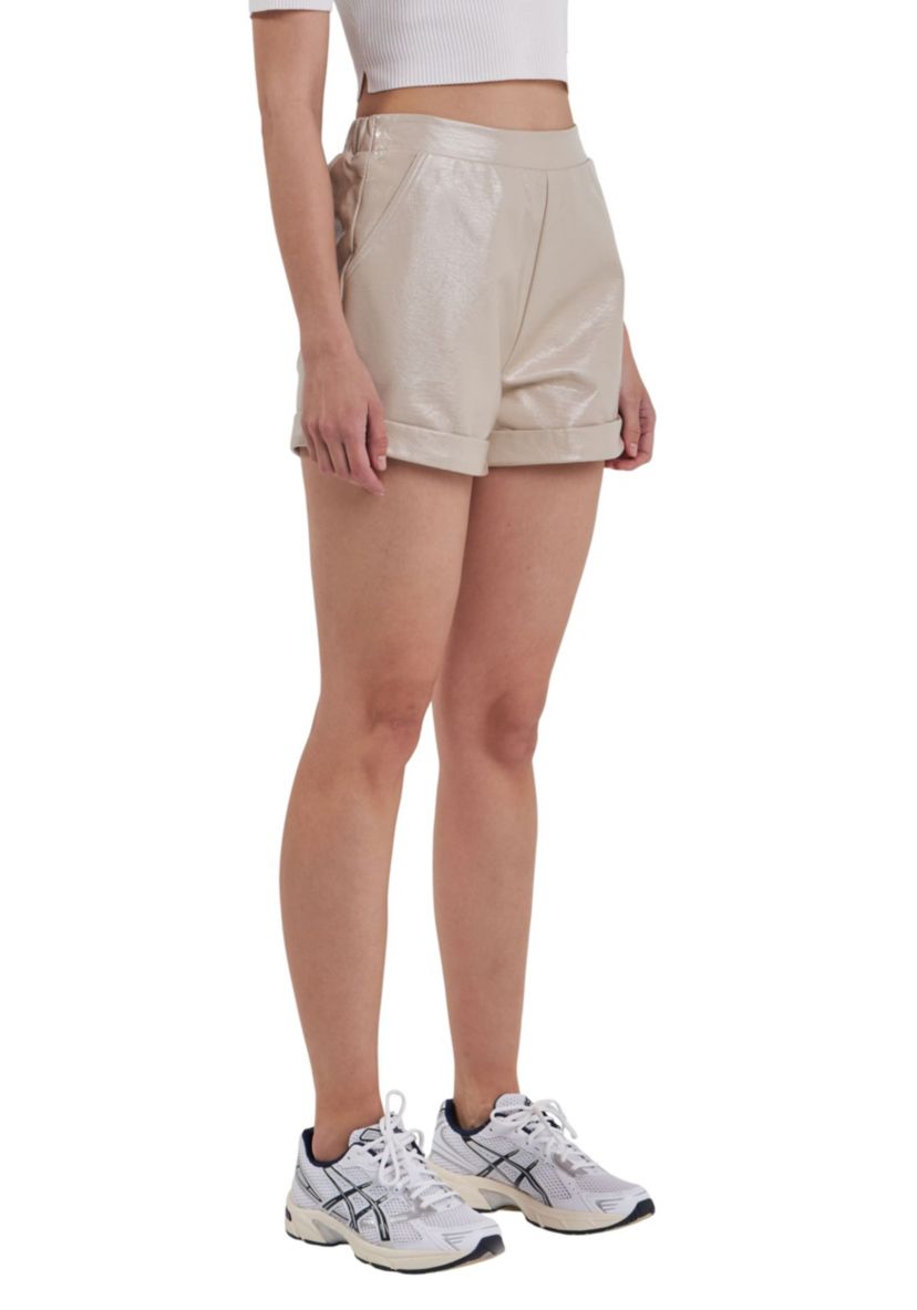 Shiny Pu Shorts