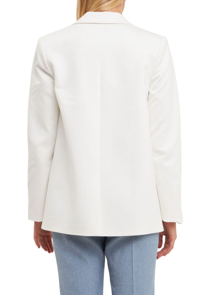 Terry Round Collared Blazer