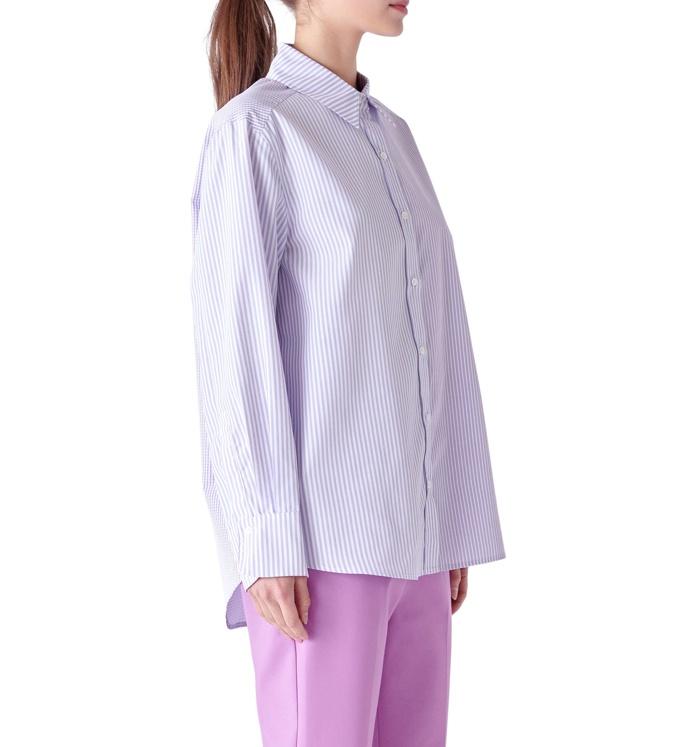 Stripe Colorblock Shirts