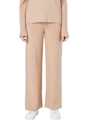 ENGLISH FACTORY Women's Knit Wide Pants, Medium