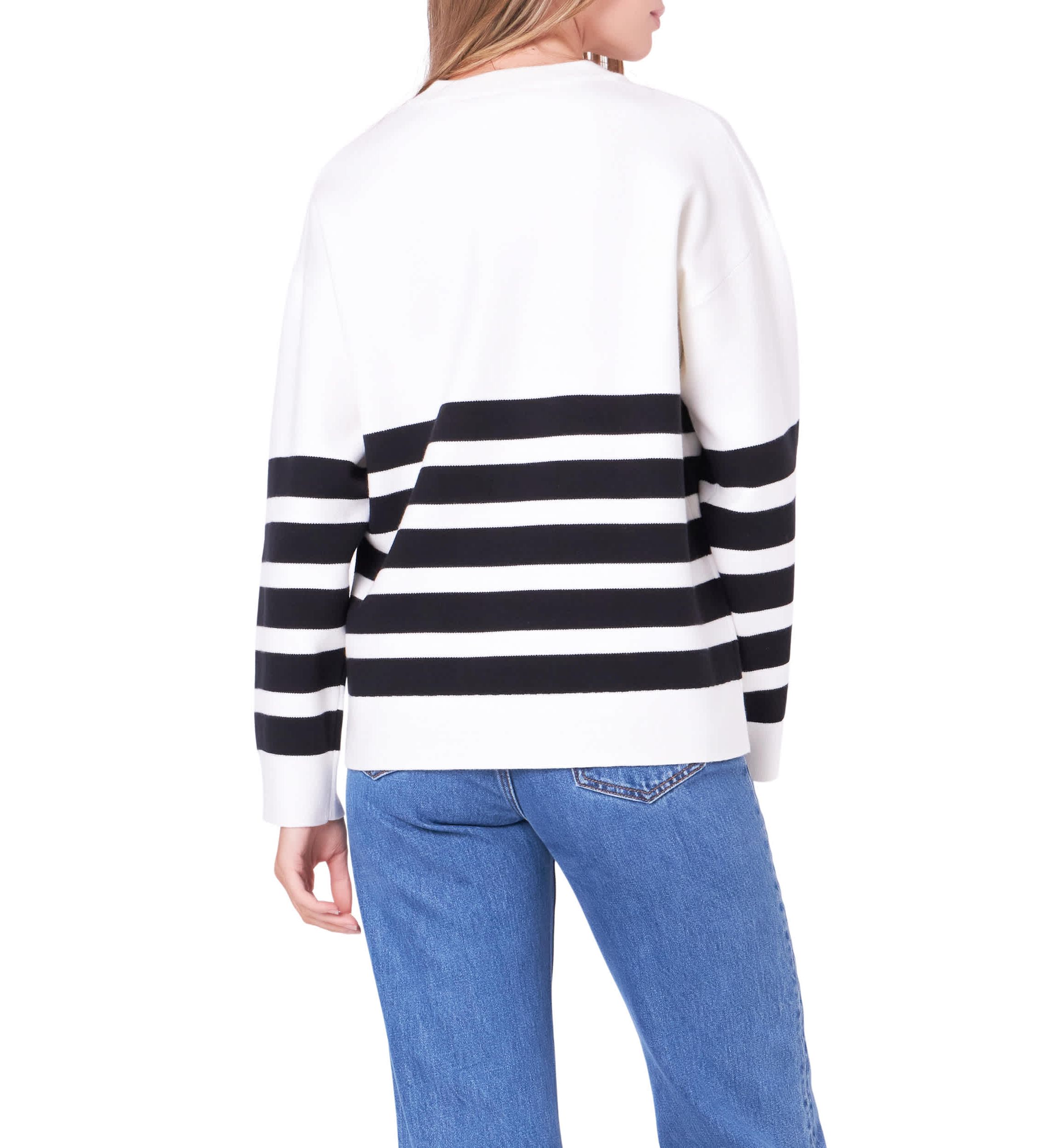 Stripe Round Neck Sweater