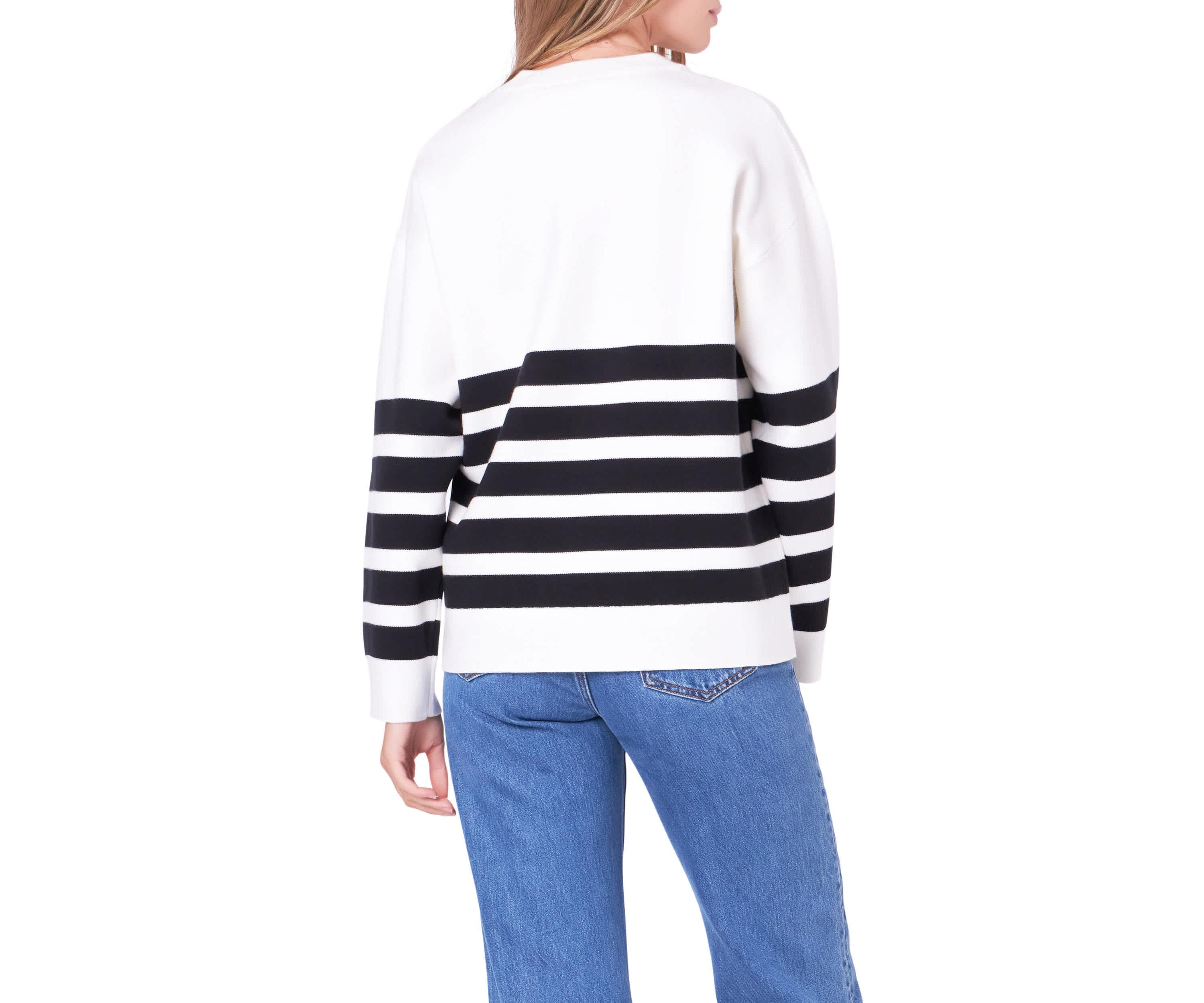 Stripe Round Neck Sweater
