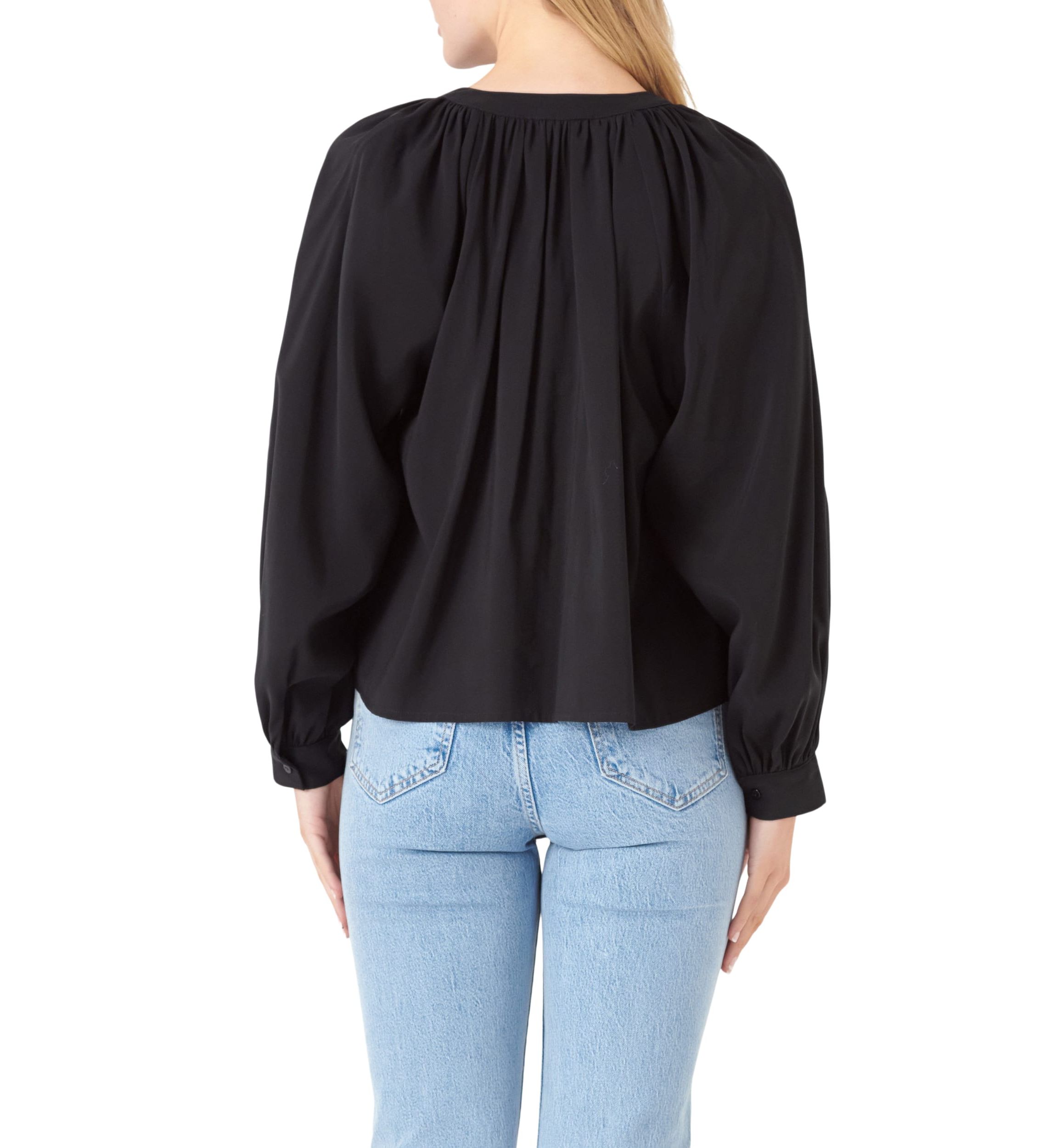 Shirring Detail Top