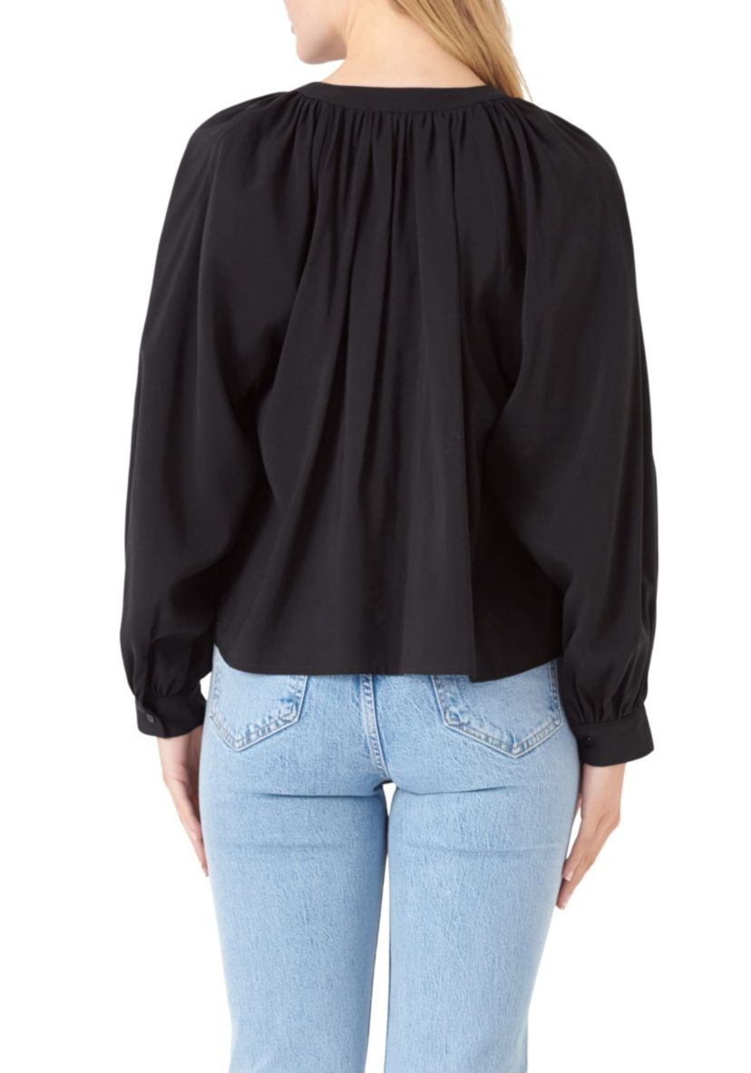 Shirring Detail Top