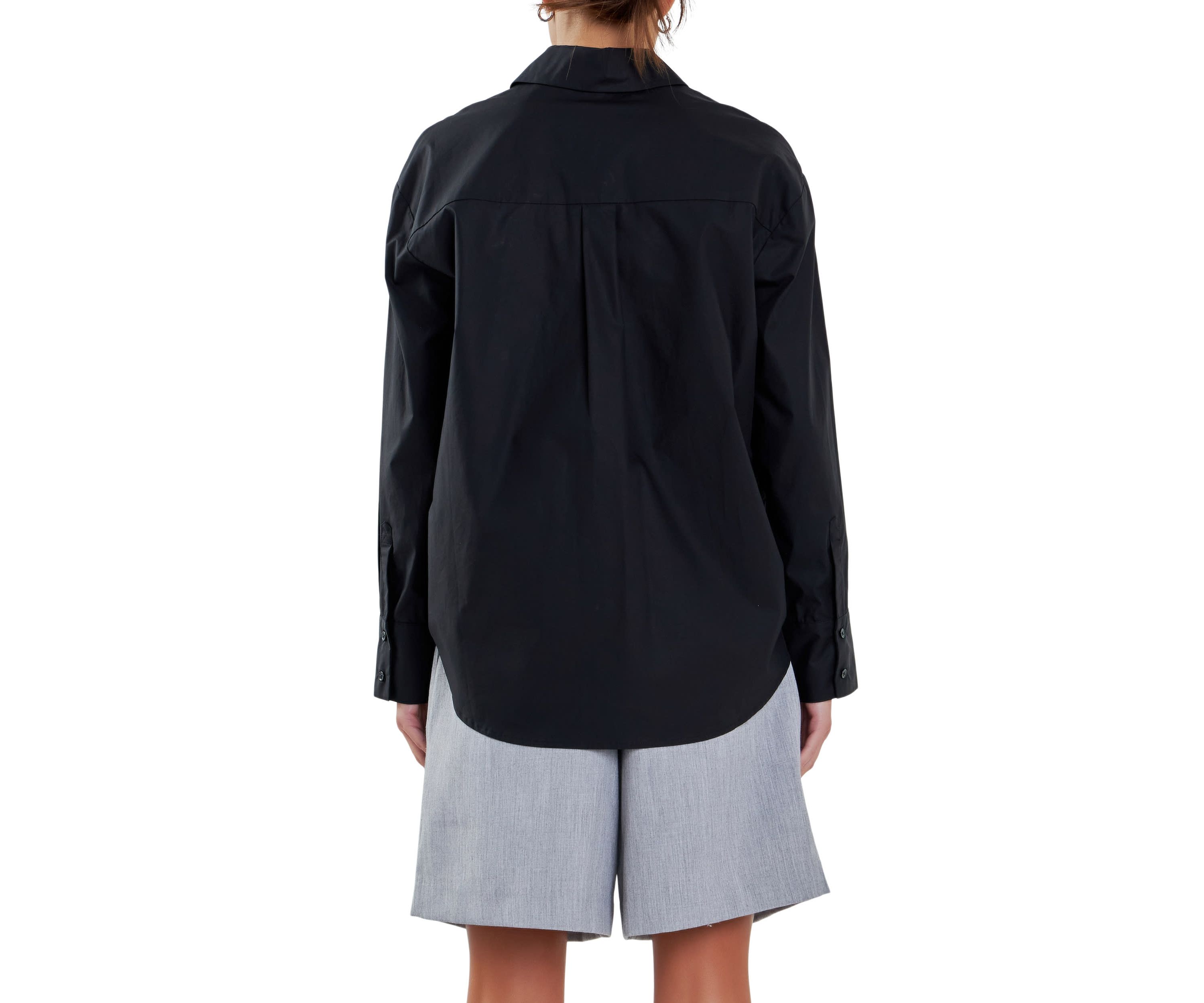 Flower Brooch Shirt