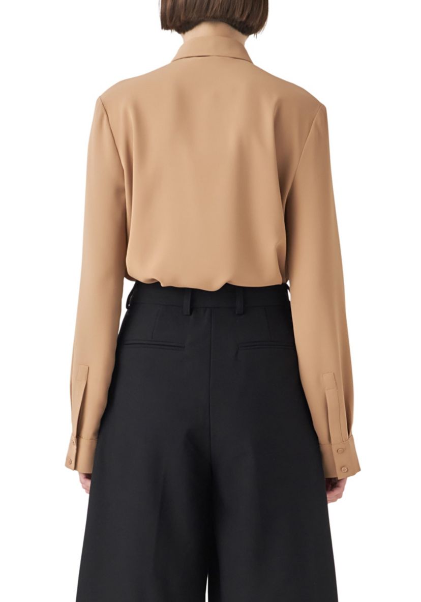 Lightweight Collared Dress Shirt with Tie