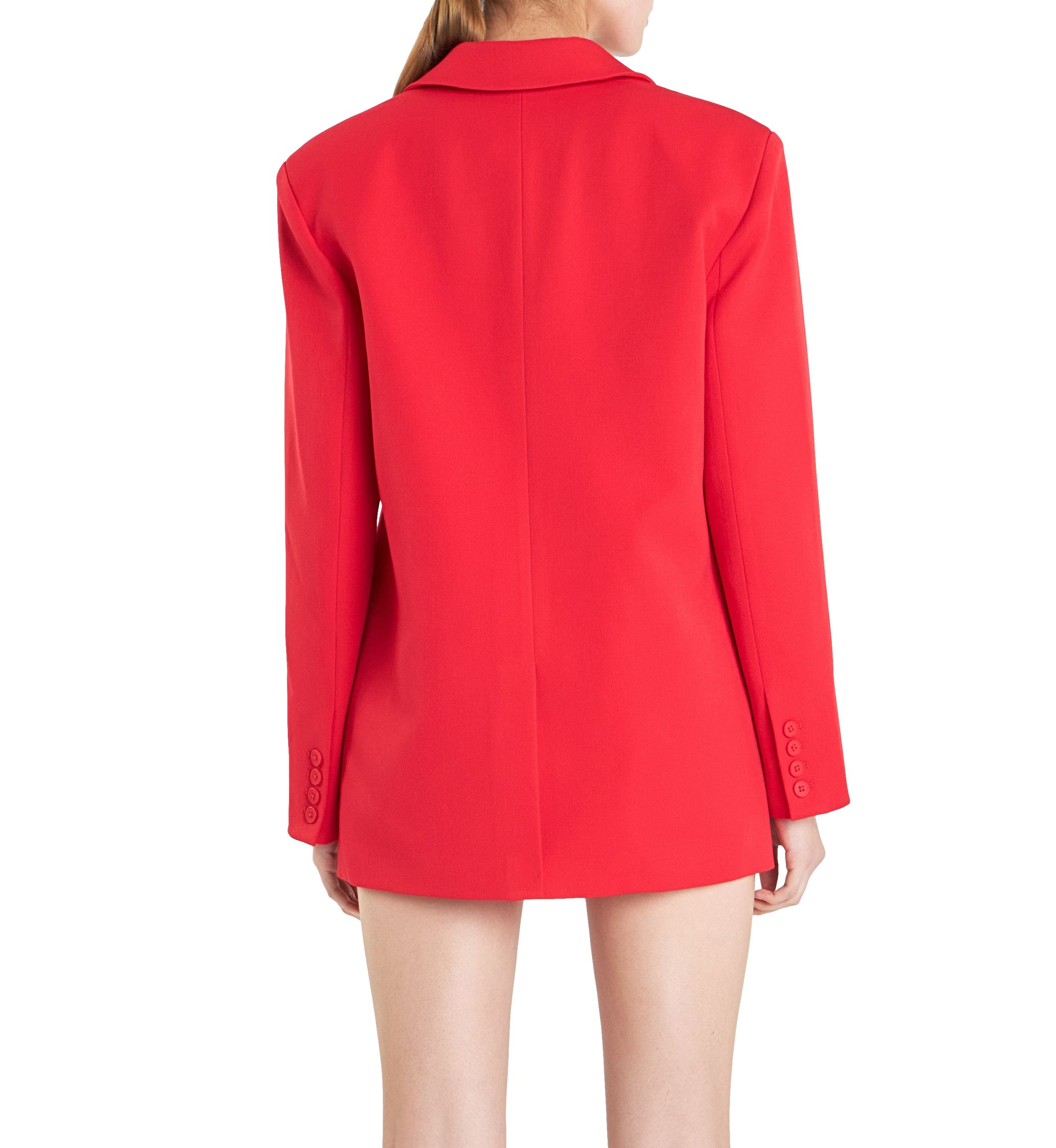 Oversized Notched Collar Blazer