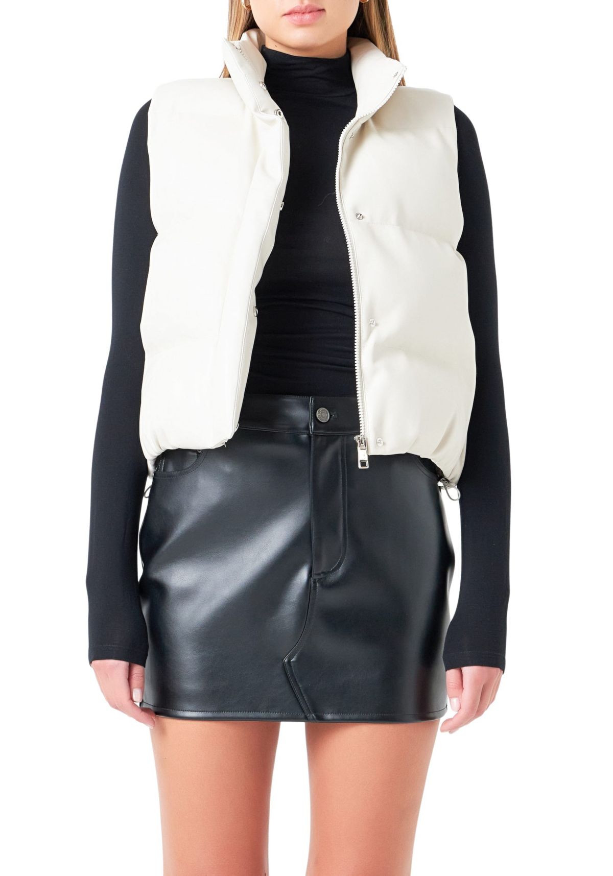 Puffer Cropped Vest