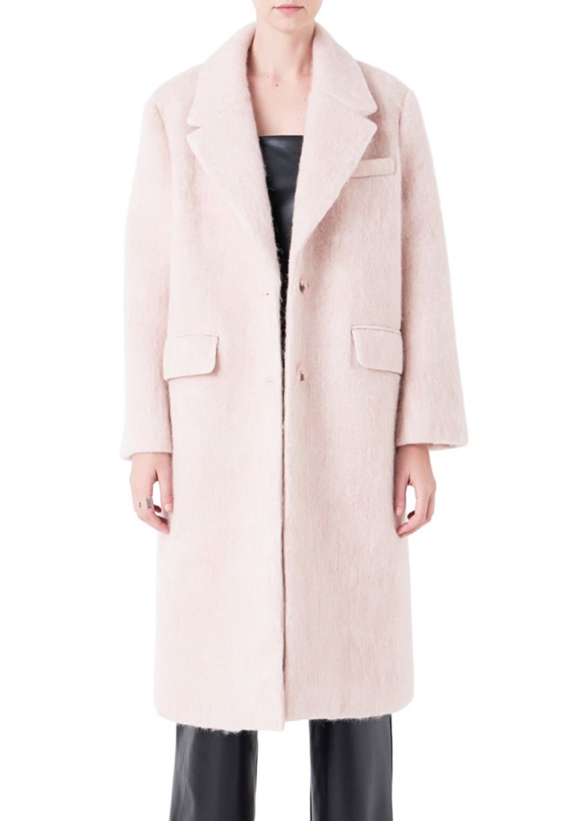 Oversize Single-breasted Long Coat