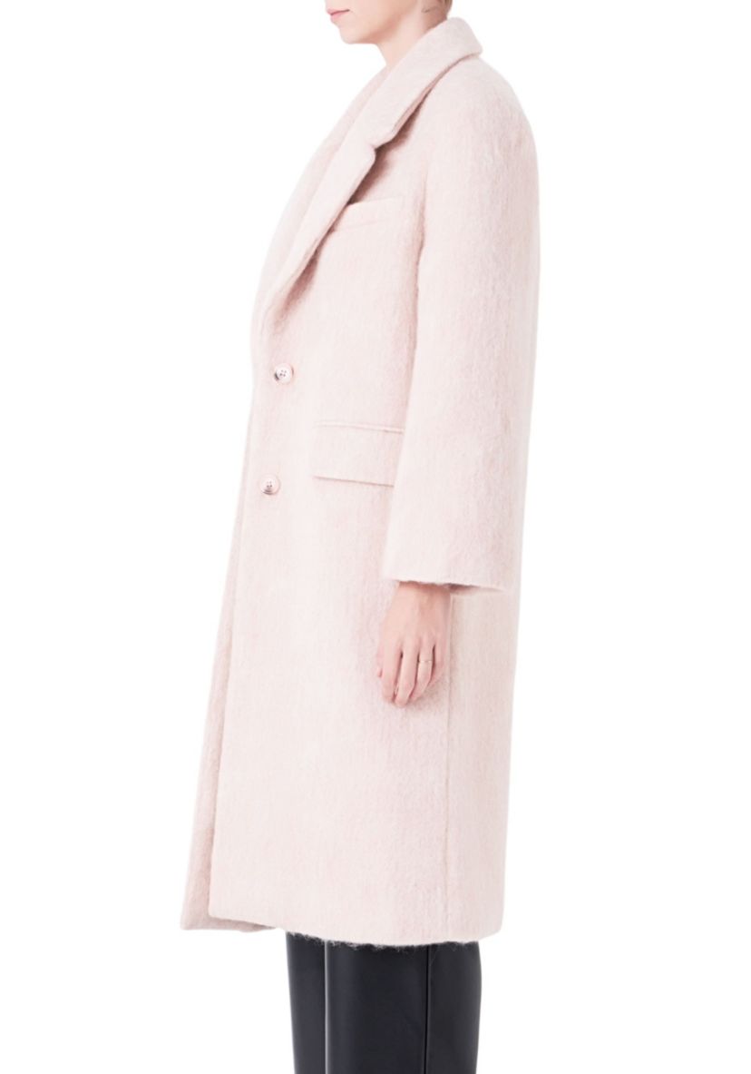 Oversize Single-breasted Long Coat