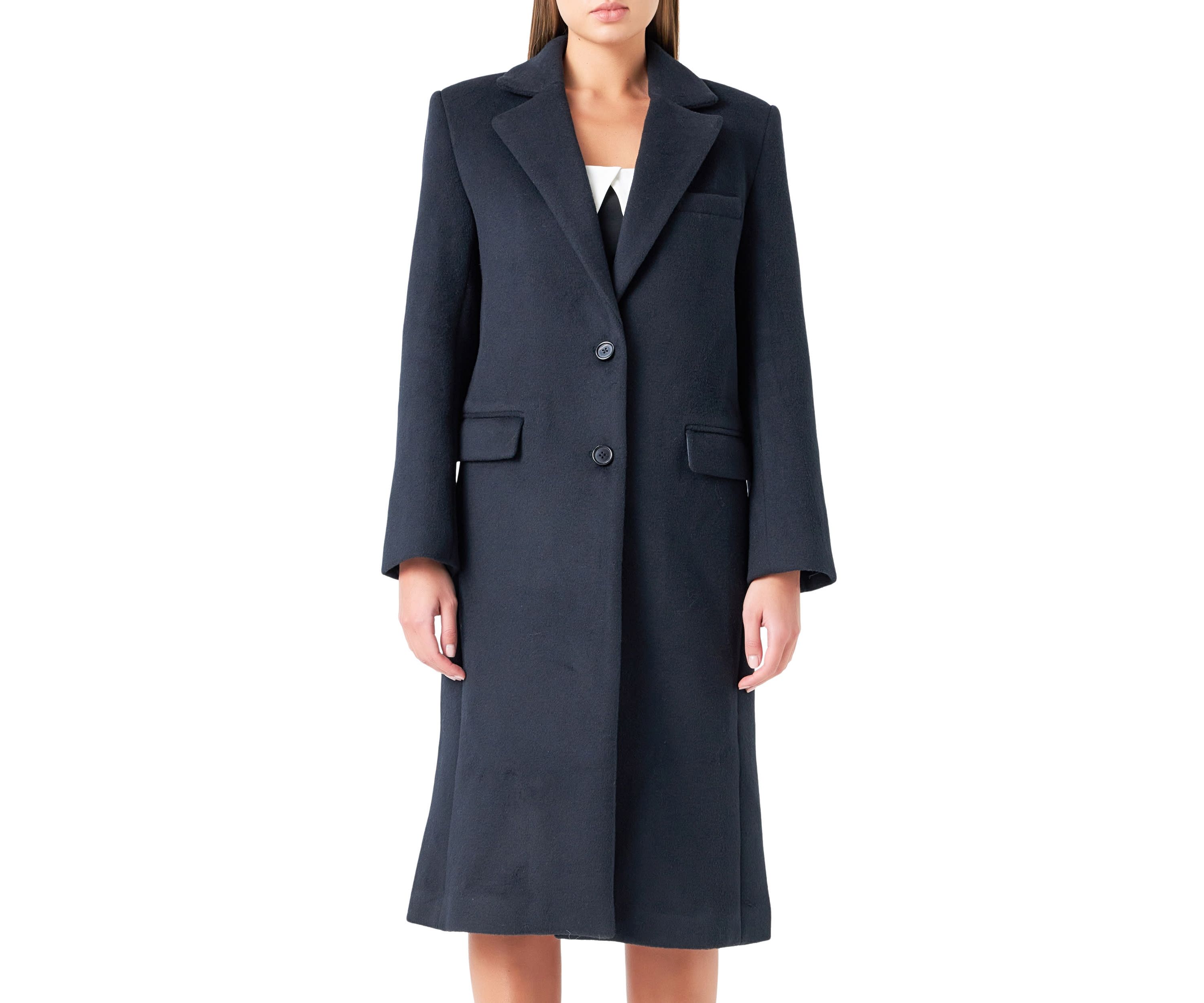 Oversize Wool Trench Coat
