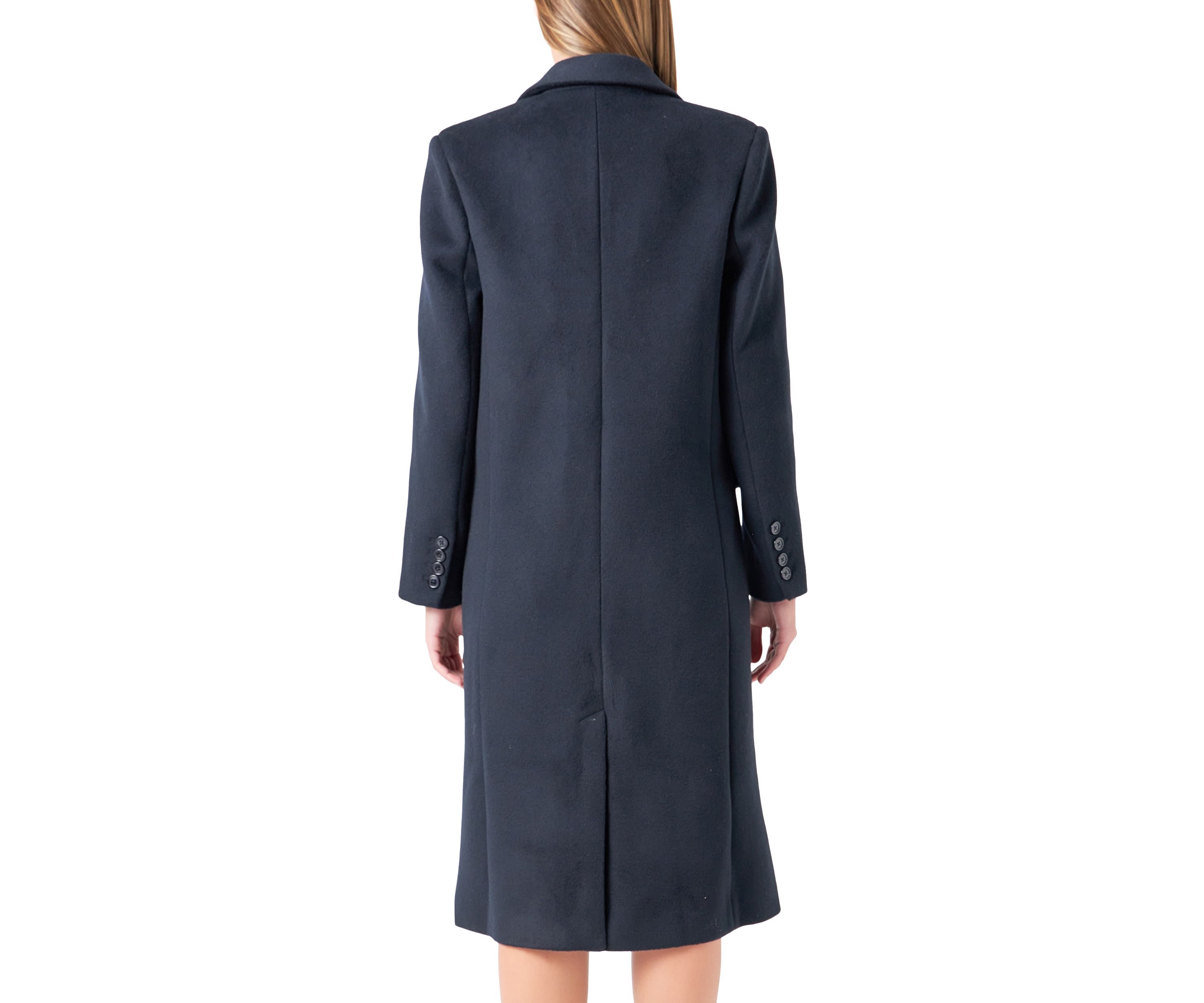 Oversize Wool Trench Coat