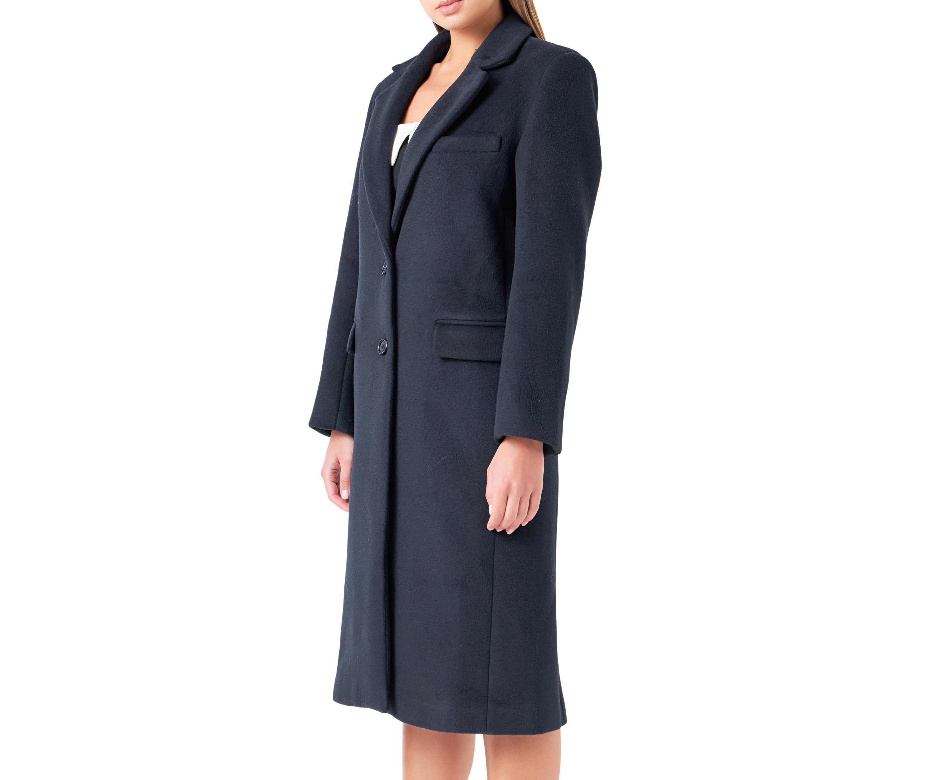 Oversize Wool Trench Coat