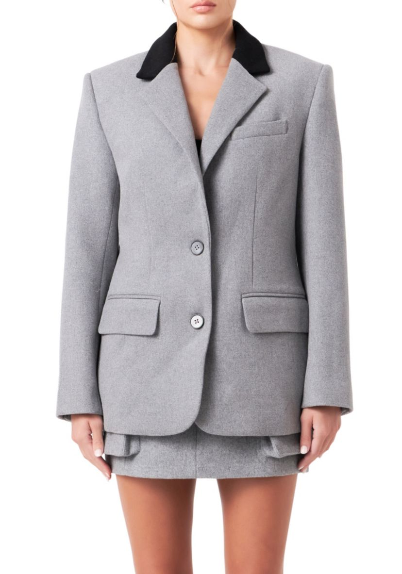 Wool Oversize Blazer