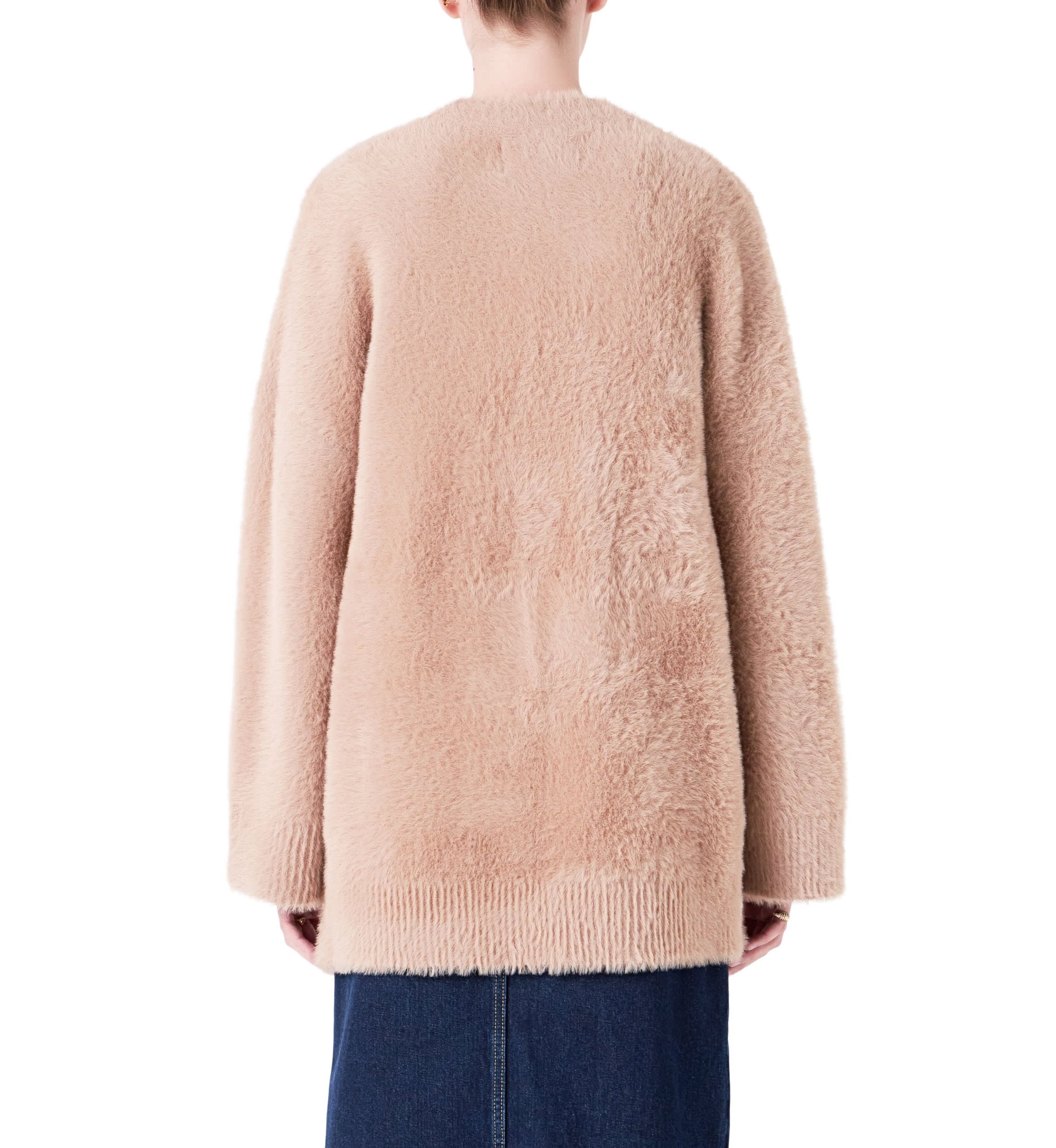 Feather Plush Cardigan