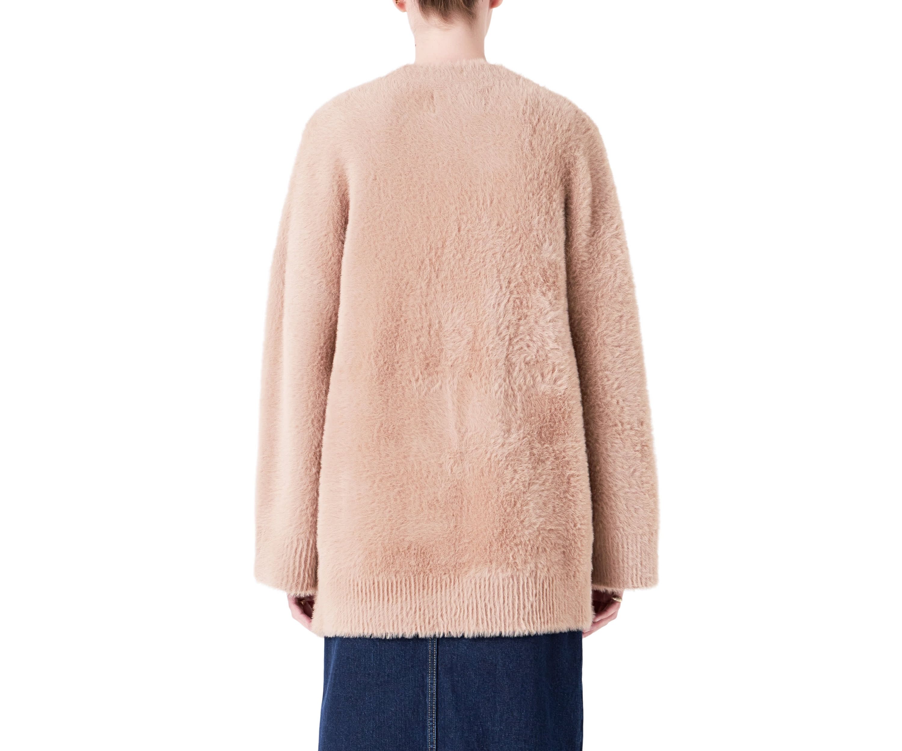 Feather Plush Cardigan