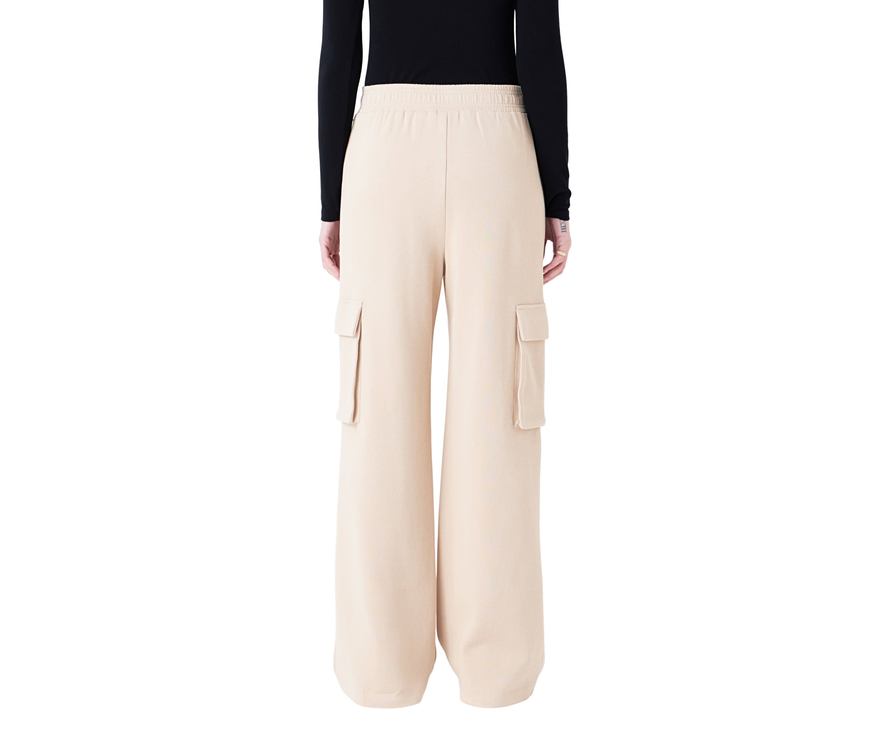 Wide Knit Pants with Pockets