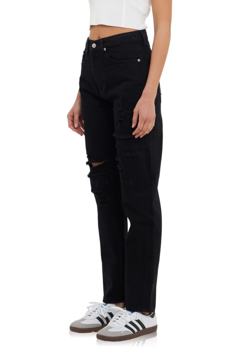 Medium Wash 90s Full Length Denim