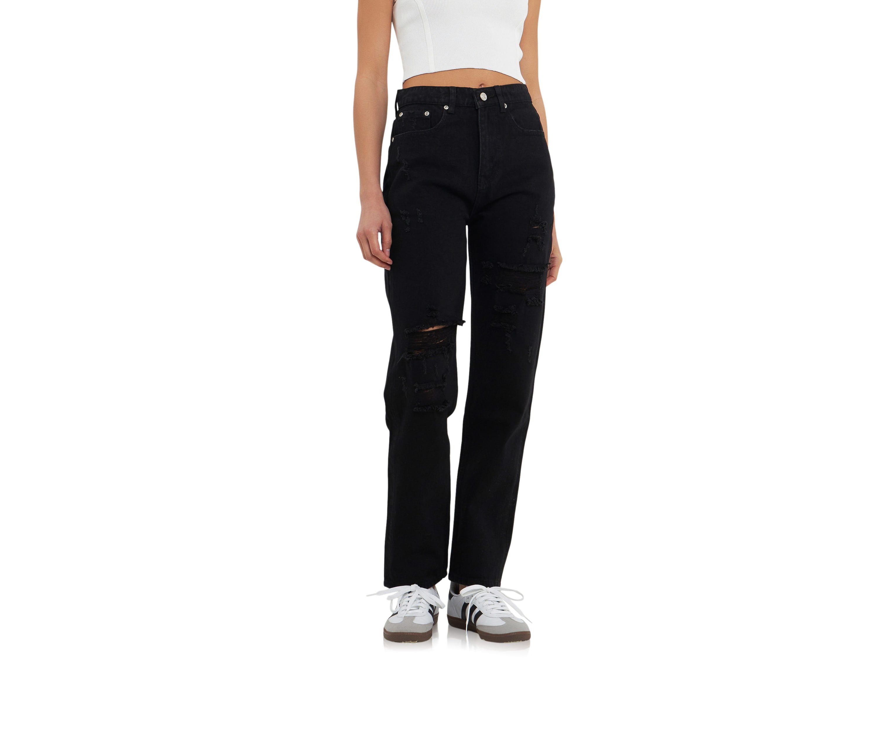 Medium Wash 90s Full Length Denim