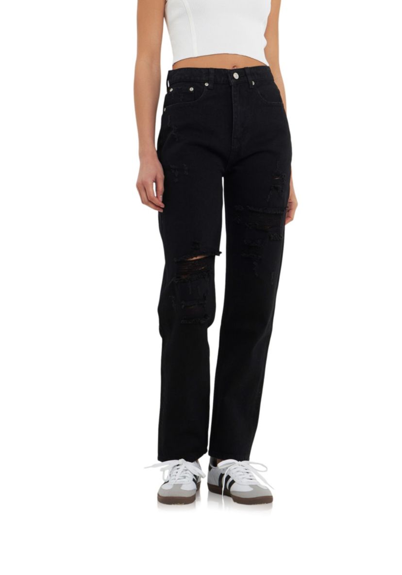 Medium Wash 90s Full Length Denim