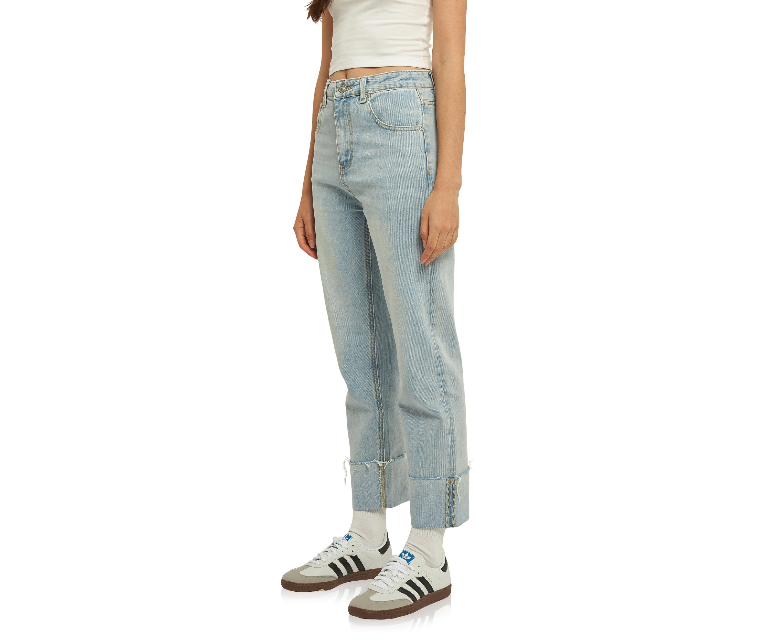 Turn Over Hem Regular Fit Jeans