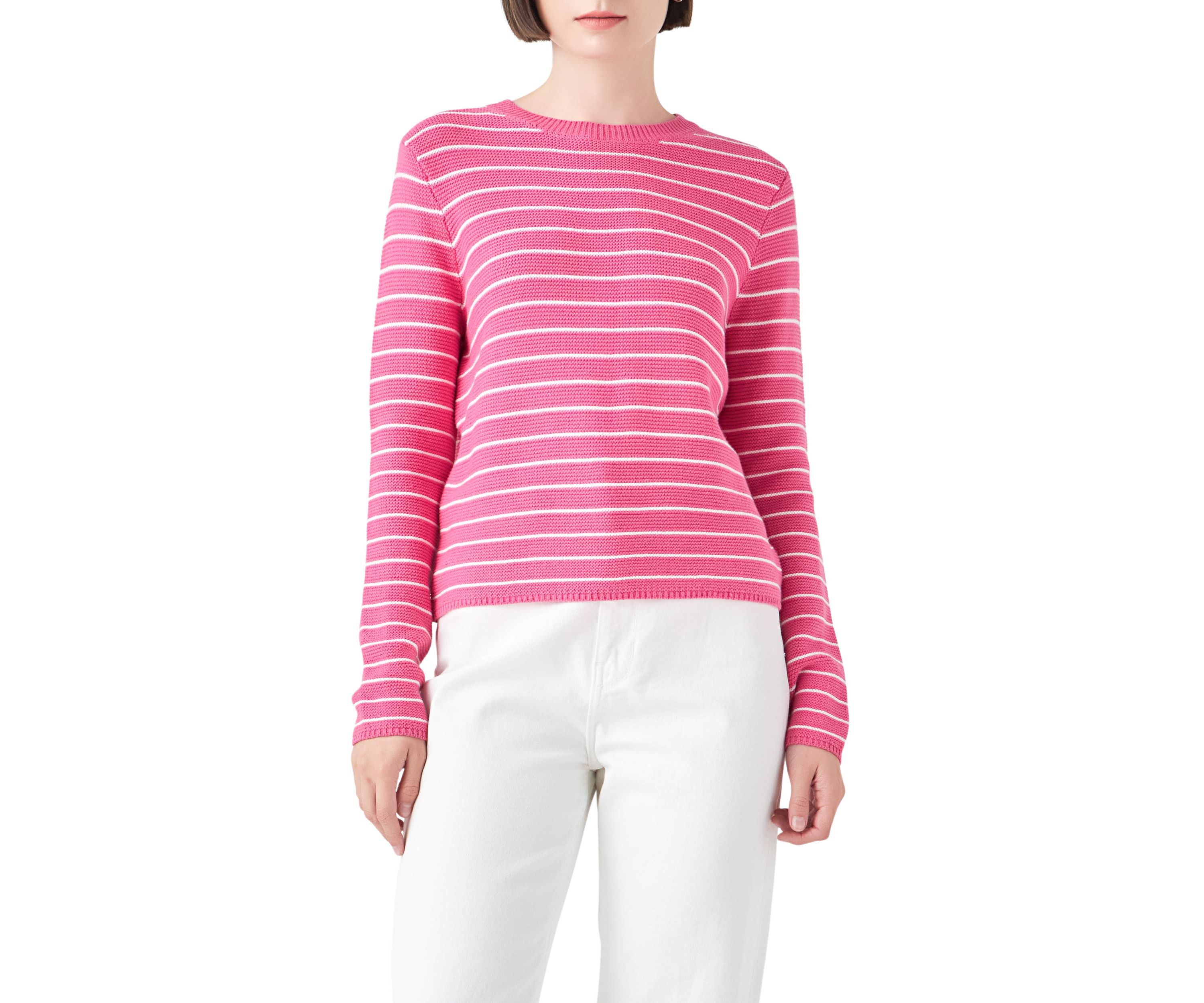 Round-neck Striped Sweater