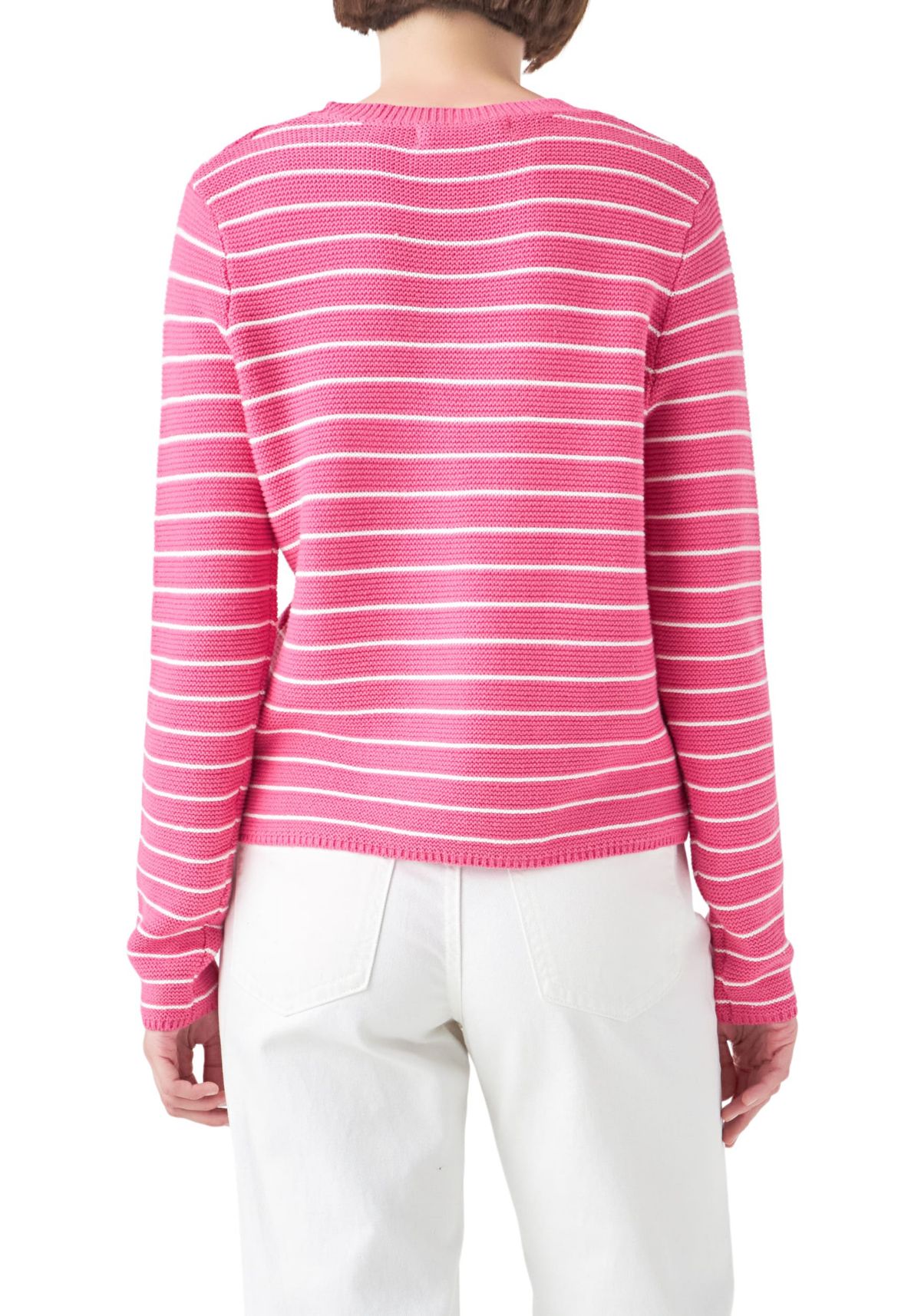 Round-neck Striped Sweater