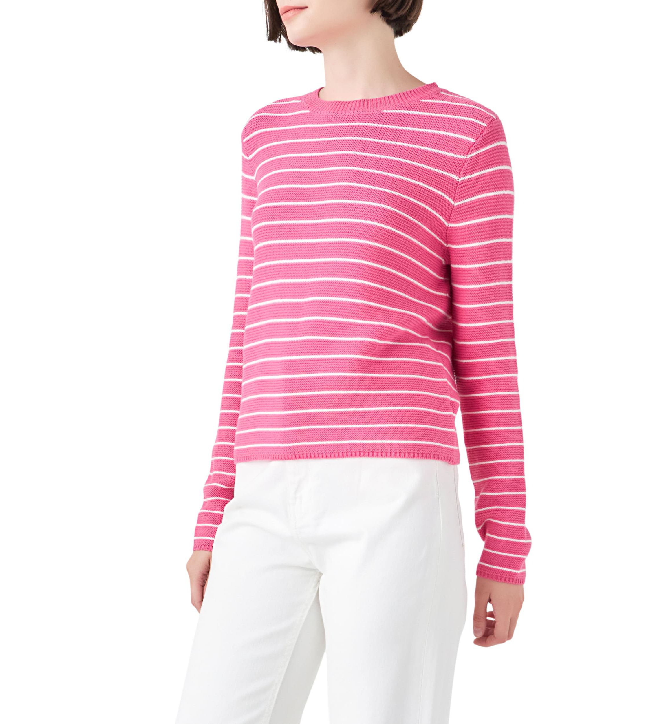 Round-neck Striped Sweater