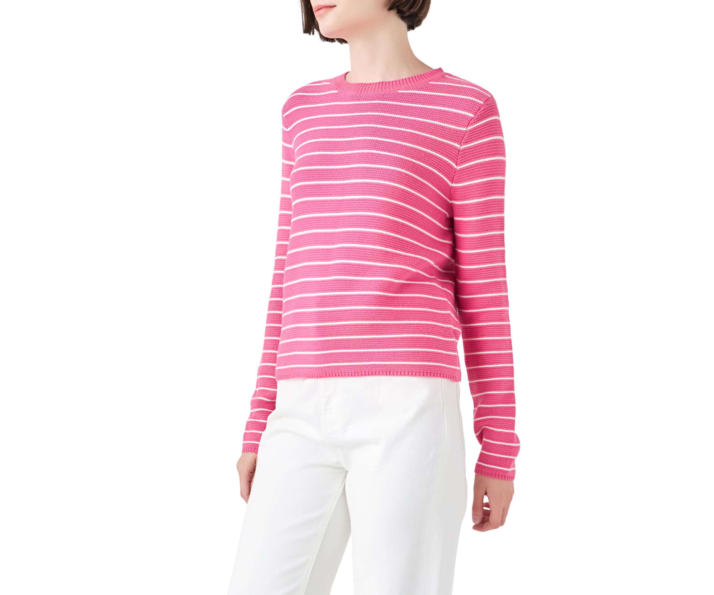 Round-neck Striped Sweater