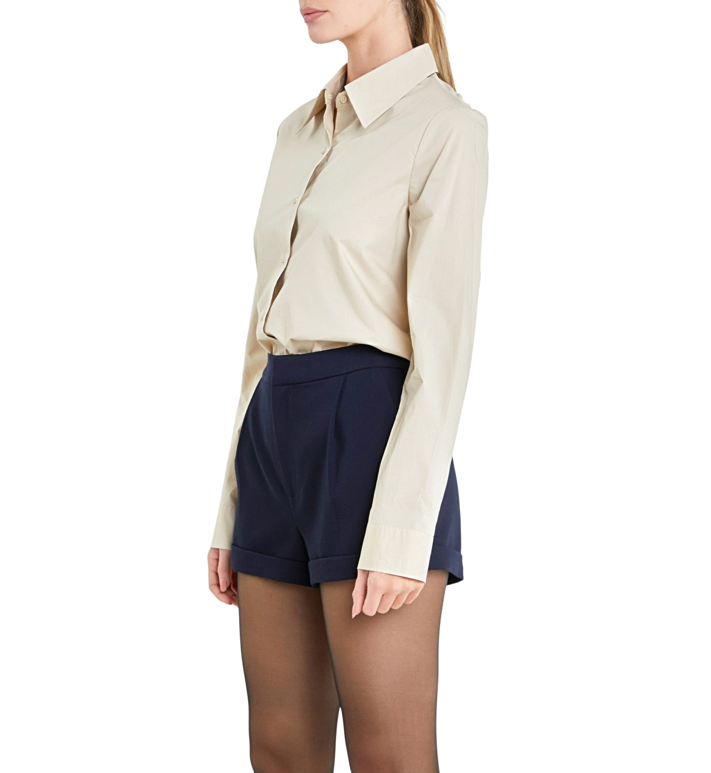 Accent Collar Poplin Dress Shirt