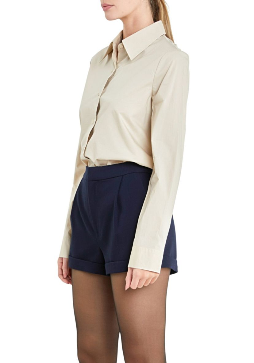 Accent Collar Poplin Dress Shirt