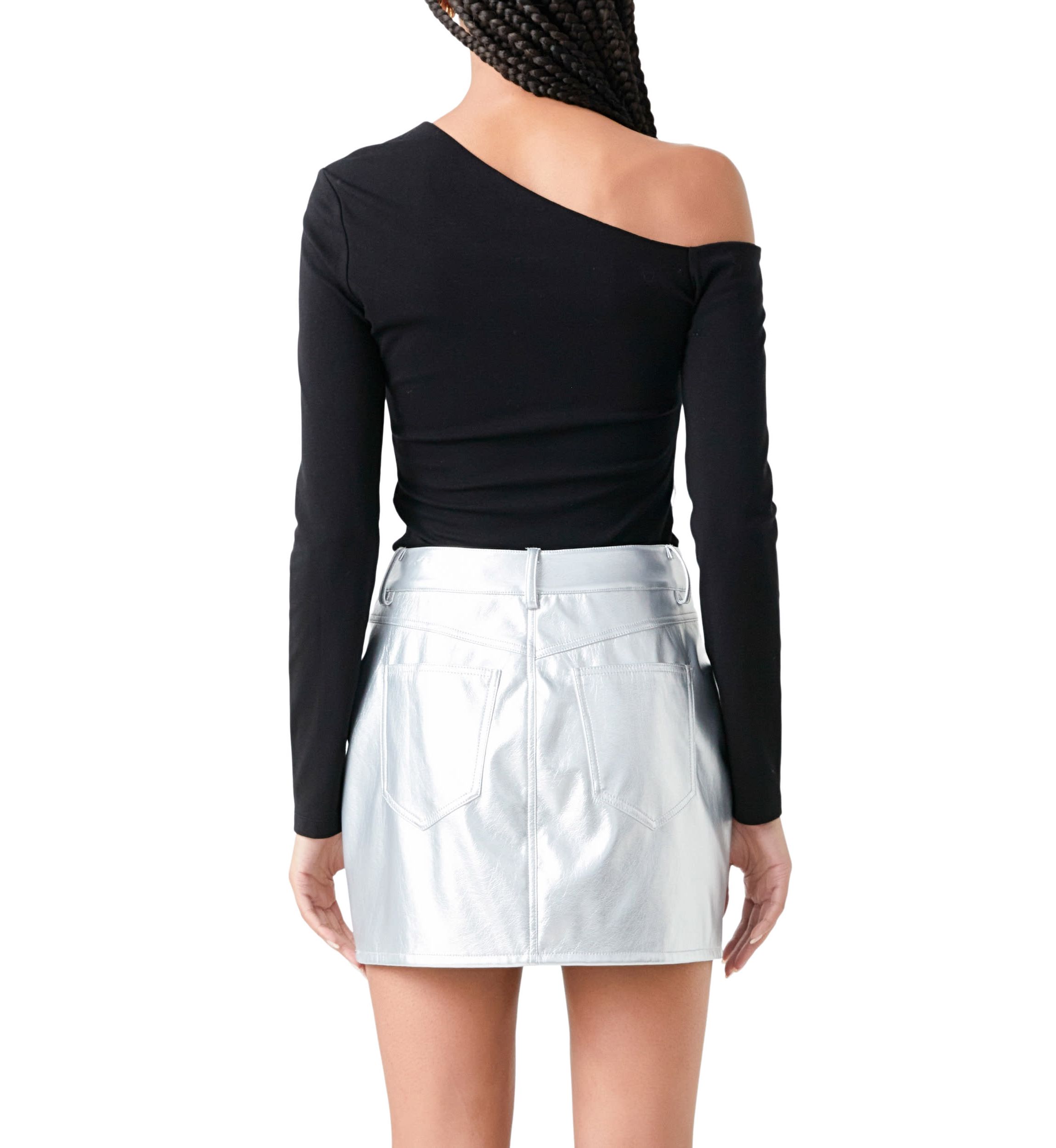 Asymmetric Soft Knit Top