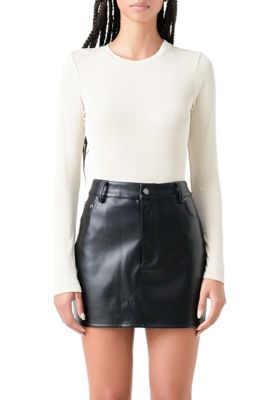 Grey Lab Women's Soft Glimmer Bodysuit, Medium