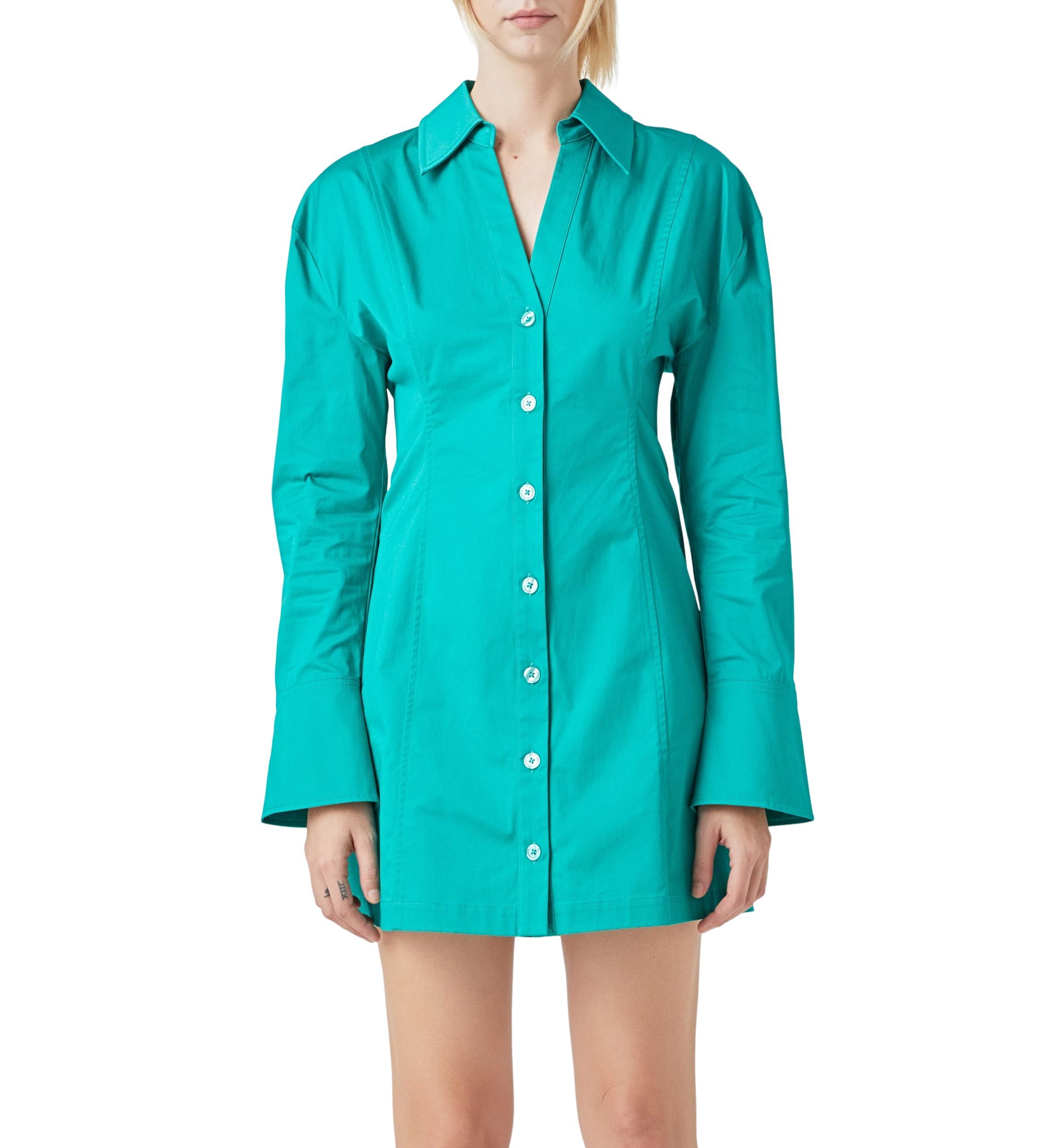 Cotton Shirt Dress