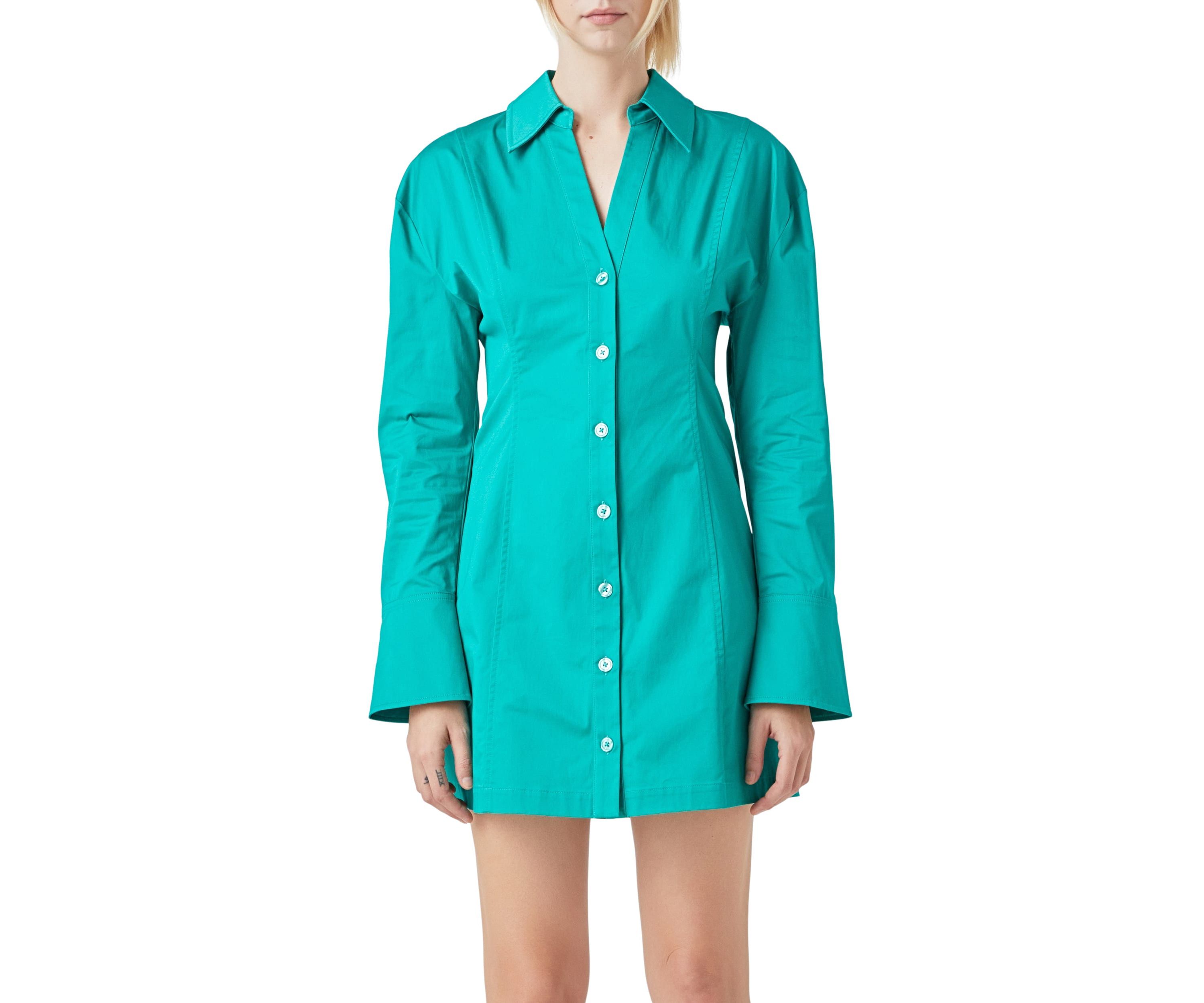Cotton Shirt Dress