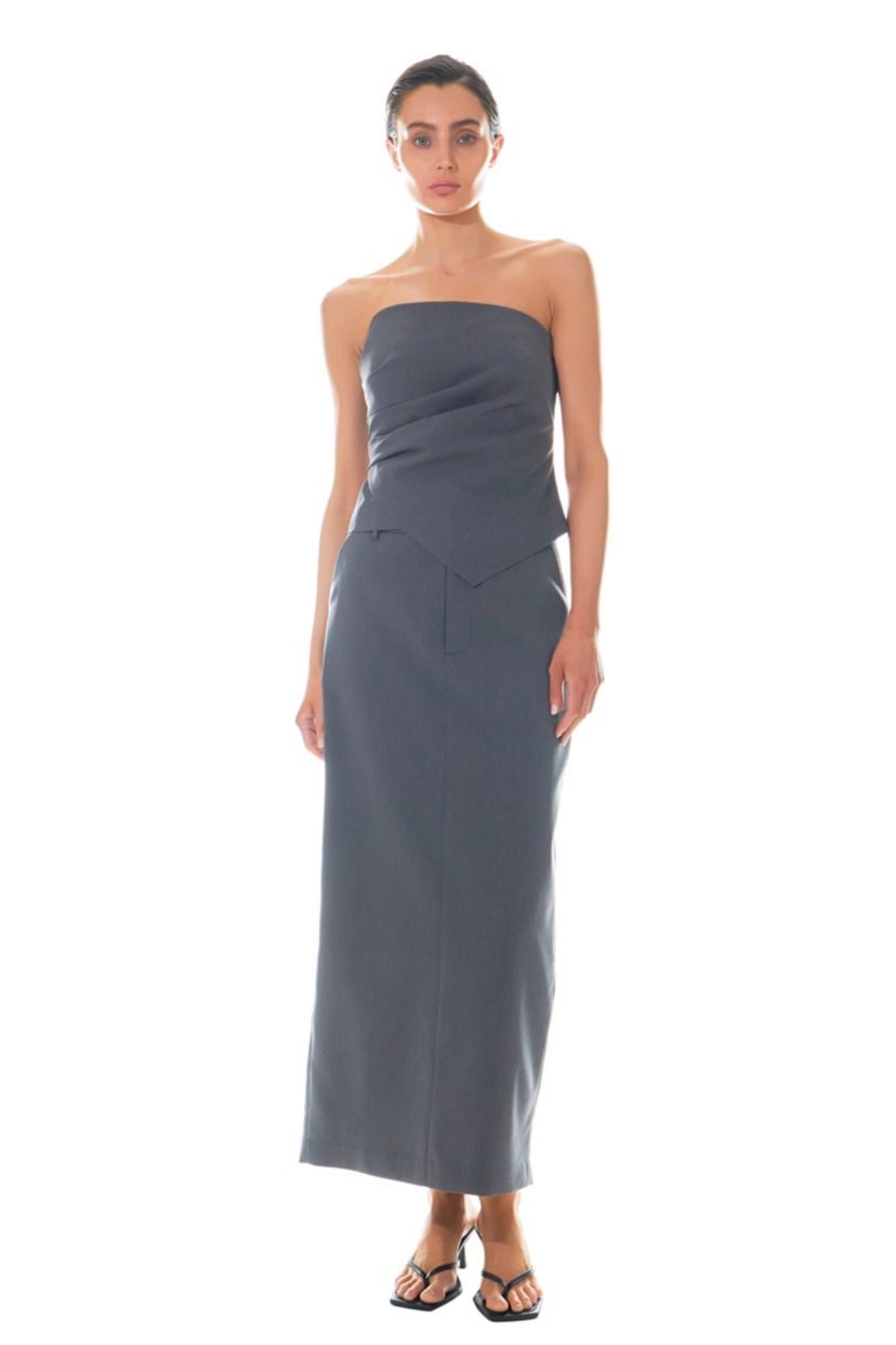 Mid-Waisted Maxi Skirt