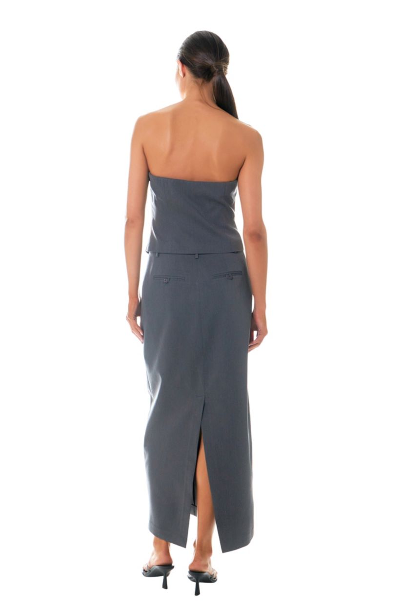 Mid-Waisted Maxi Skirt
