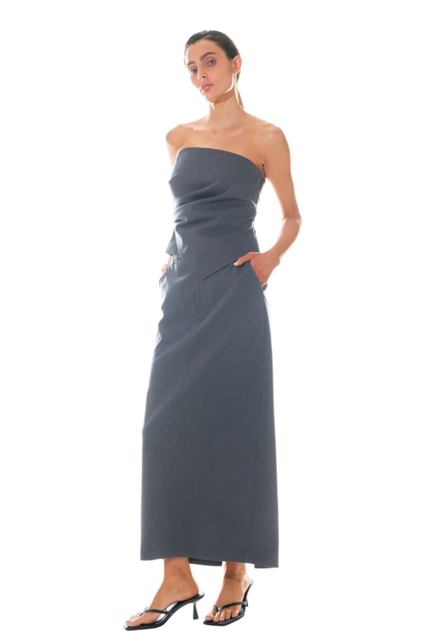 Mid-Waisted Maxi Skirt