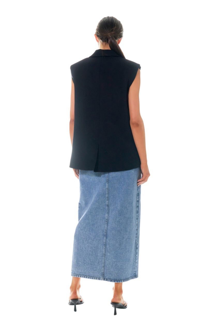 Oversized Blazer Vest