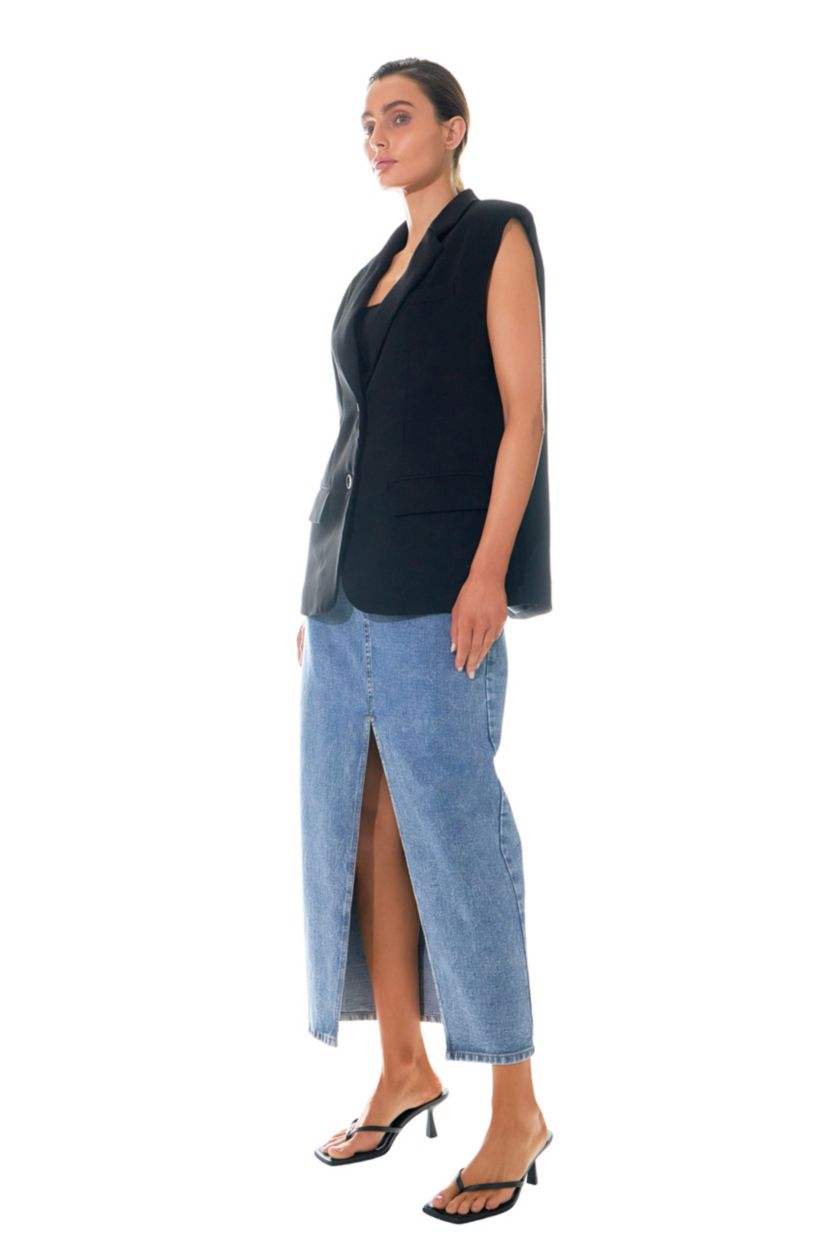 Oversized Blazer Vest